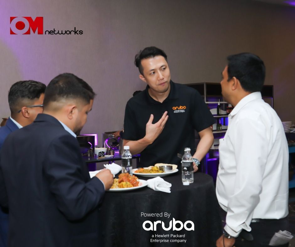 OM networks and HPE Aruba Product Showcase Event 2024